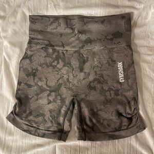 Gymshark Women's  Green/Gray Bike Shorts